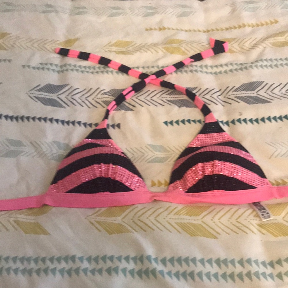 Pink swim top